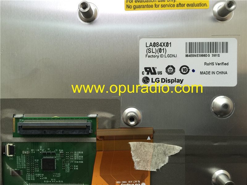 LG Display LA084X01 SL01 Monitor with Capacitive Touch screen Digitizer for 15-17 HARMAN VP4R Chrysler 300 Dodge Charger Jeep Grand Cherokee