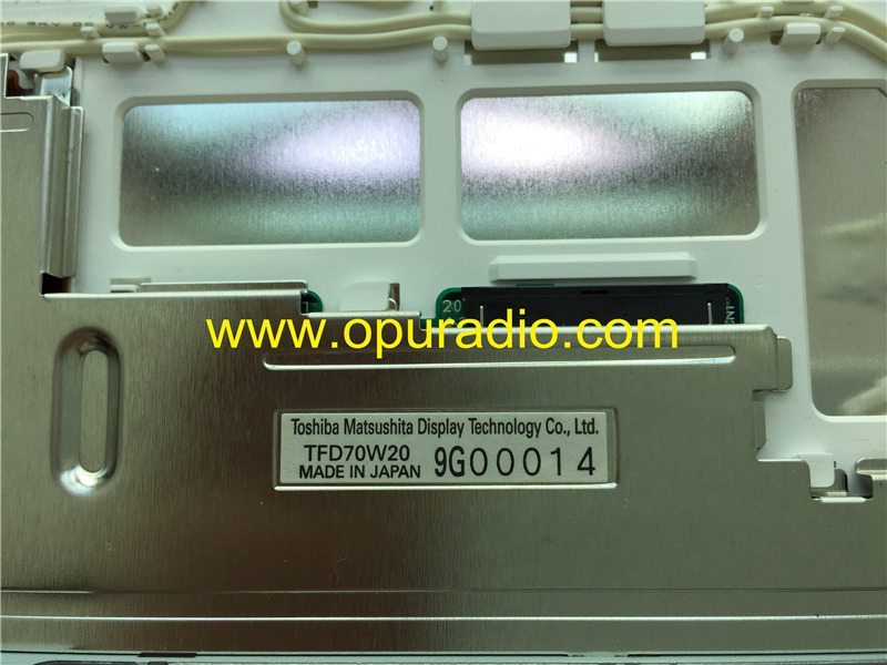 Toshiba display TFD70W20 21 22 23 screen panel for 2002 land cruiser Jaguar car DVD GPS navigation LCD monitors