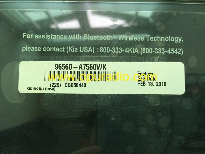 LG Display LA070WV7 (SL)(01) with Touch screen Digitizer 15-17 KIA Forte Navigation Sirius XM 96560-A7560WK HD Radio