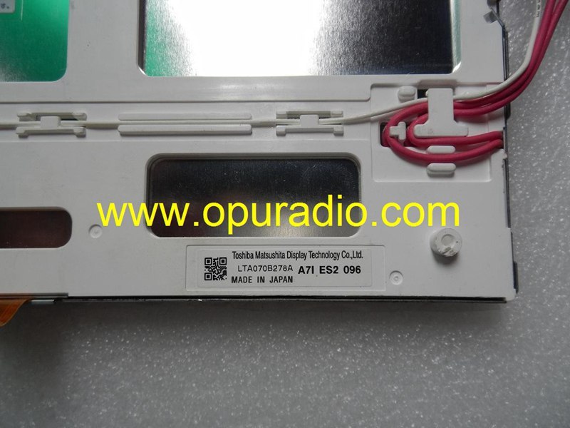 Toshiba LTA070B272A LTA070B270A LTA070B273A Infiniti EX37 EX35 LTA070B278A LTA070B275A 7 inch LCD display screen monitor for Mercedes Toyota