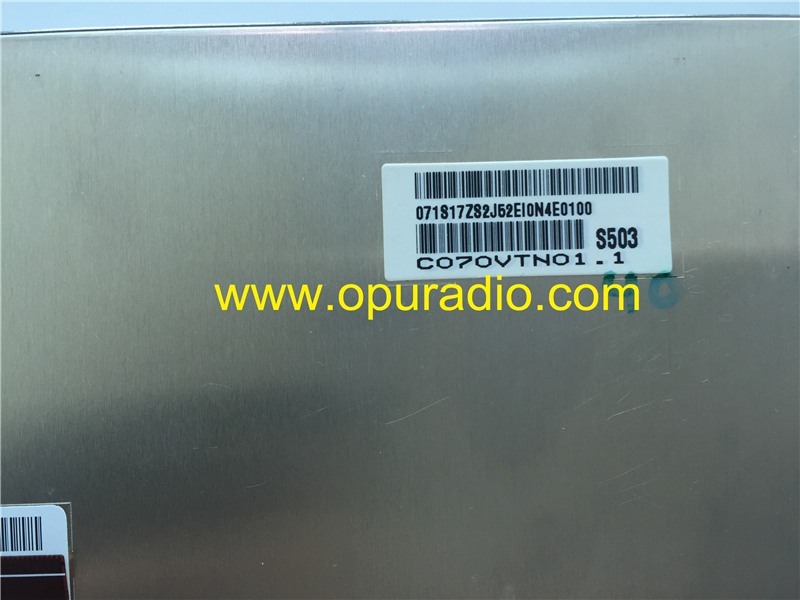 C070VTN01 DISPLAY Screen Monitor for 15 16 Toyota Sienna Tacoma Prius car Navigation