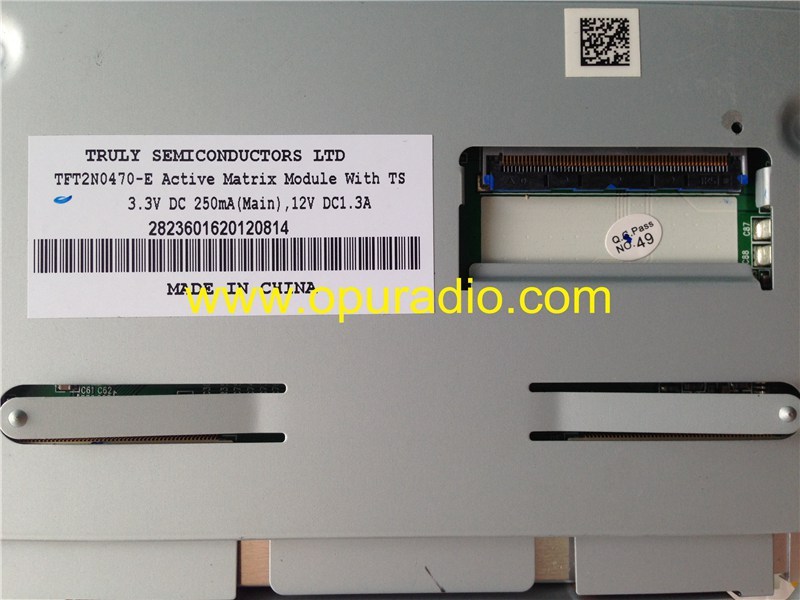 TFT2N0470-E LCD display with touch screen monitor for VW Skoda RCD510 car radio