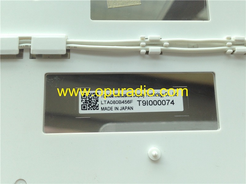 LTA080B456F Toshiba Display LCD monitor 8 inch screen for Toyota Denso Lexus Car Navigation audio