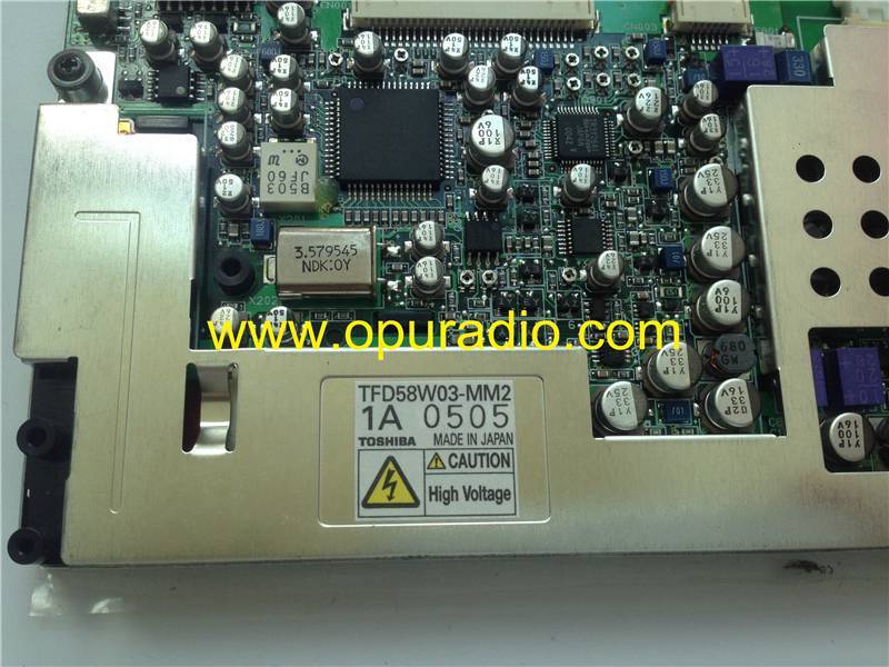 Toshiba Display TFD58W03-MM2 LCD Monitor TFD58W23MM screen for05-07 MASARATI COUPE GT 4200 Stereo Audio Navigation