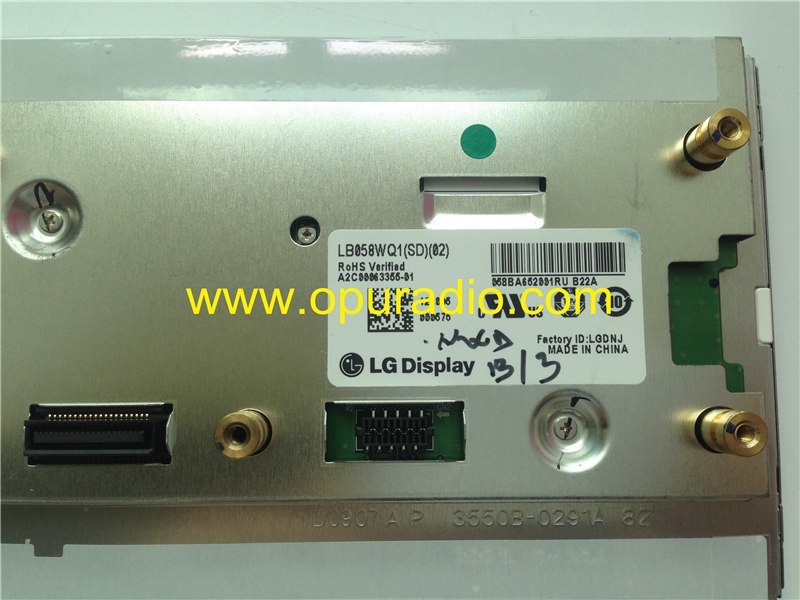 LB058WQ1-SD02 (SD)(02) LG Display LCD monitor for Mercedes W212 W172 W204 W166 GLK SLK ML C-Class car radio Audio 20 50 5.8 inch screen