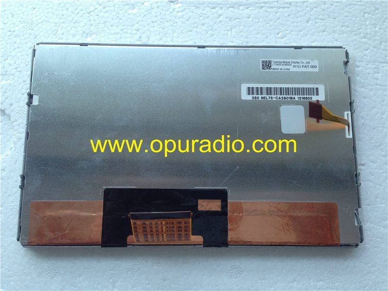 Toshiba Display LT080CA38000 NEL75-CA3801 LCD monitor screen for Toyota DENSO car navigation