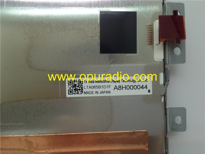 Toshiba Matsushia Display LTA065B1D1F monitor with touch screen touch switch for clarion HDD navigation Satellite Radio QX3704UA QX3827UA QX2824UA QX3