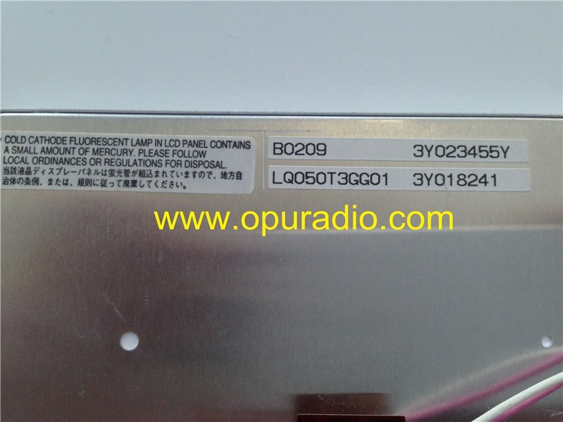 Sharp LCD Display monitor LQ050T3GG01 screen for car radio audio CD player
