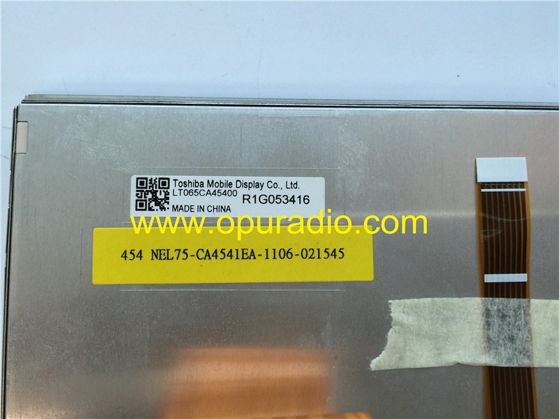 Toshiba Matsushita Display LT065CA45400 LCD monitor with touch screen for GM Chevrolet 2010-2013 Chevy Tahoe Silverado GMC YUKON SIERRA DVD Navigation
