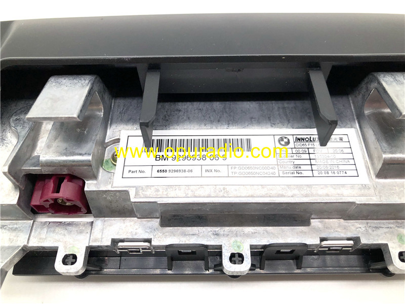 BM 6550 9296938 Display Monitor Screen CID65 F15 F16 MU Sat Nav LCI for BMW X5 X6 Small NBT Radio Media