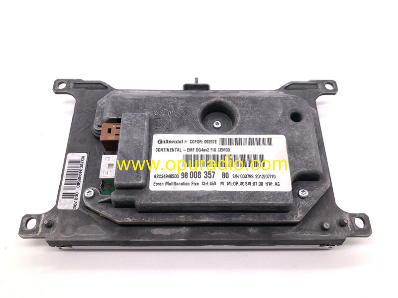 Continental 9800835780 EMF DG4 INFO Display A2C34948500 CID RNEG 2 for Peugeot 508 RT6 Citroen DS5 car Navigation Monitor