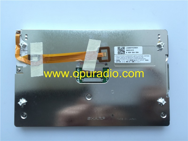LQ080Y5DW01 Display for 2011-2014 Mercedes W221 W216 S63 CL63 AMG S Class Car Speedometer Instrument Cluster