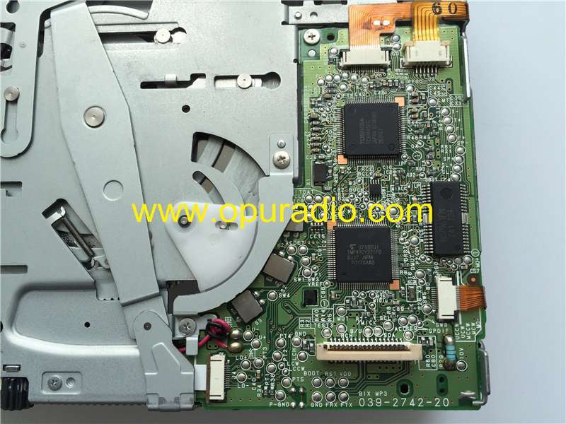 Clarion 6 CD changer mechanism for GM FORD Mustang F-150 car CD radio PC borad number 039-2742-20