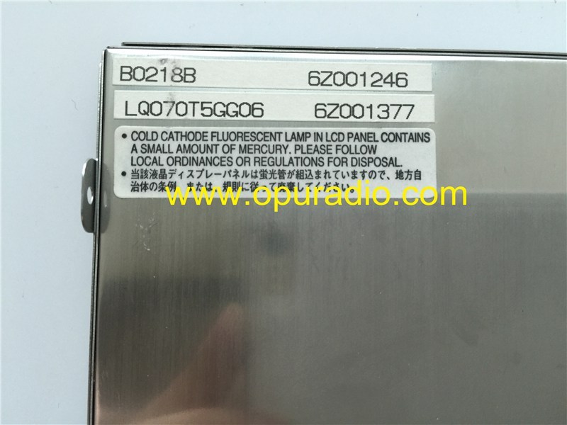 SHARP Display LQ070T5GG06 LCD Monitor with touch screen for Honda Accrod Acura car DVD Navigation