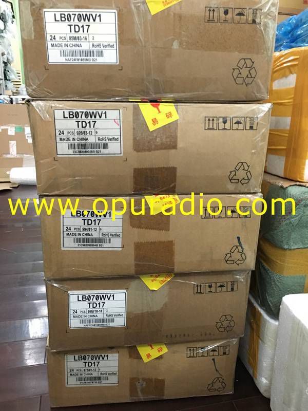 LG 7inch LCD display LB070WV1 TD01 TD17 for  Mercedes W204 W166 C-class GLK Comand car Navigation