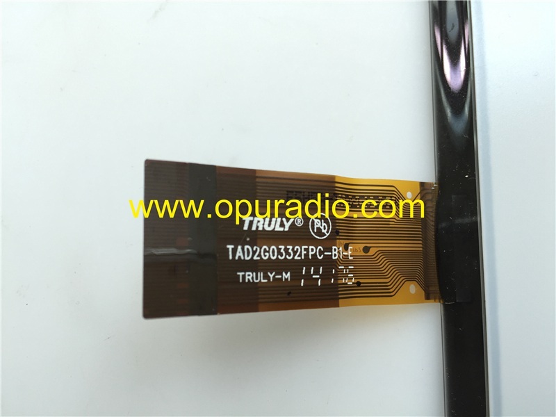 TRULY Display screen monitor TDA2G0391 for DELPHI RCD310 EU 1K0 035 186 DE2-633 Car Radio CD player MP3 Media VW Passat Tiguan Jetta Golf GTI Skoda