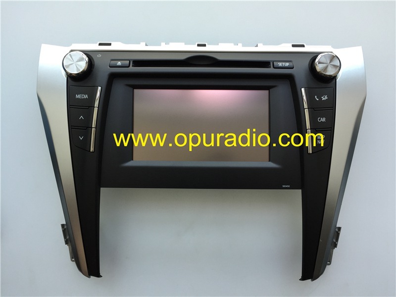 Faceplate with touch screen Digitizer for Toyota Camry car navigation Radio Audio Media Phone MAP NAV Fujitsu Ten
