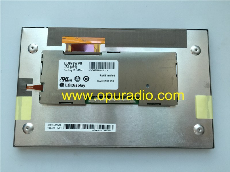 LG Display LB070WV8 (SL)(01) (SL)(02) LCD Monitor Screen for Car audio Navigation Instrument