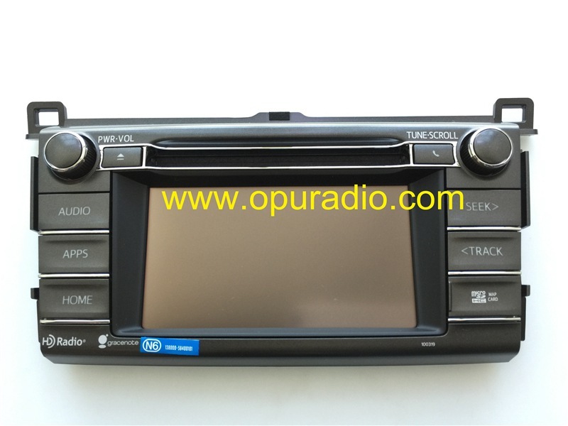Faceplate with touch screen Digitizer for 2014-2016 TOYOTA RAV4 HD Radio Audio Media APPS Navigation MAP NAV CD Player 3 types