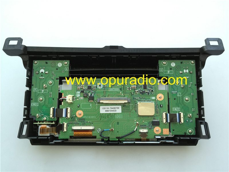 Faceplate with touch screen Digitizer for 2014-2016 TOYOTA RAV4 HD Radio Audio Media APPS Navigation MAP NAV CD Player 3 types