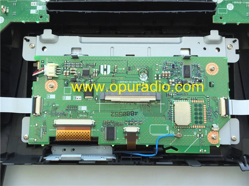 Faceplate with touch screen Digitizer for Toyota Camry car navigation Radio Audio Media Phone MAP NAV Fujitsu Ten