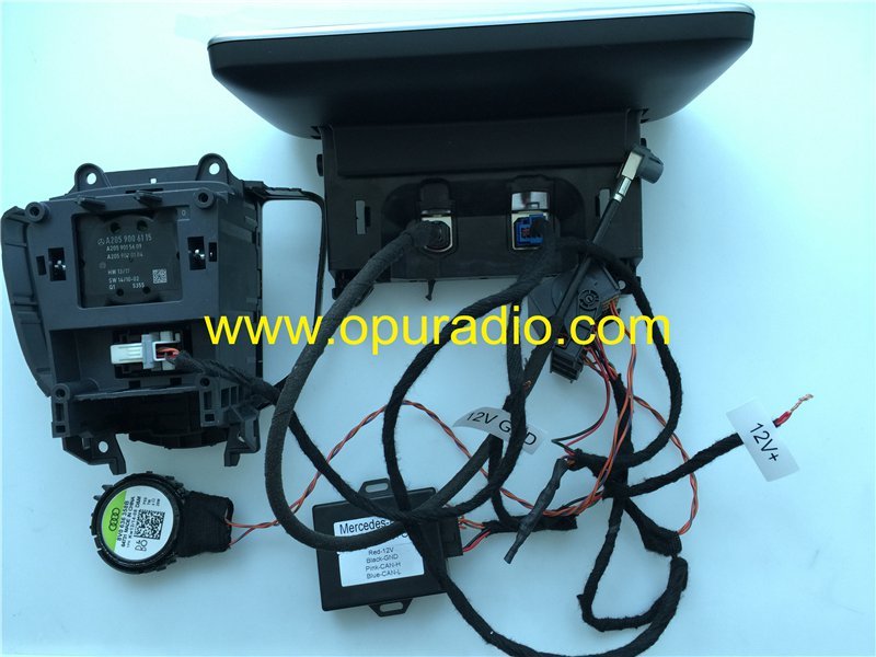 Monitor centor console harness cables Emulator for testing 2015-2017 Mercedes Benz NTG5.1 A B Class GLA200 CLA180 CLS400 SLK200