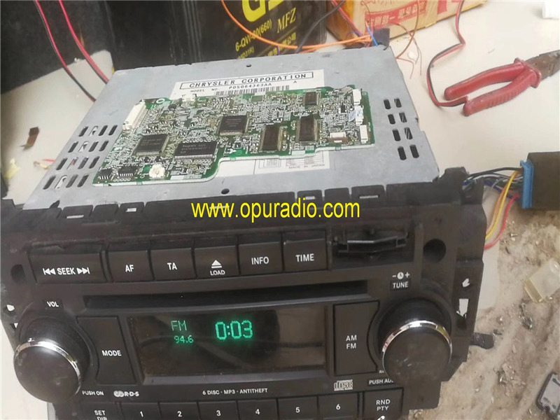 Wirings Tester with Emulator for Chrysler 300C 200 6 CD changer Navigation radio MAP power on bench