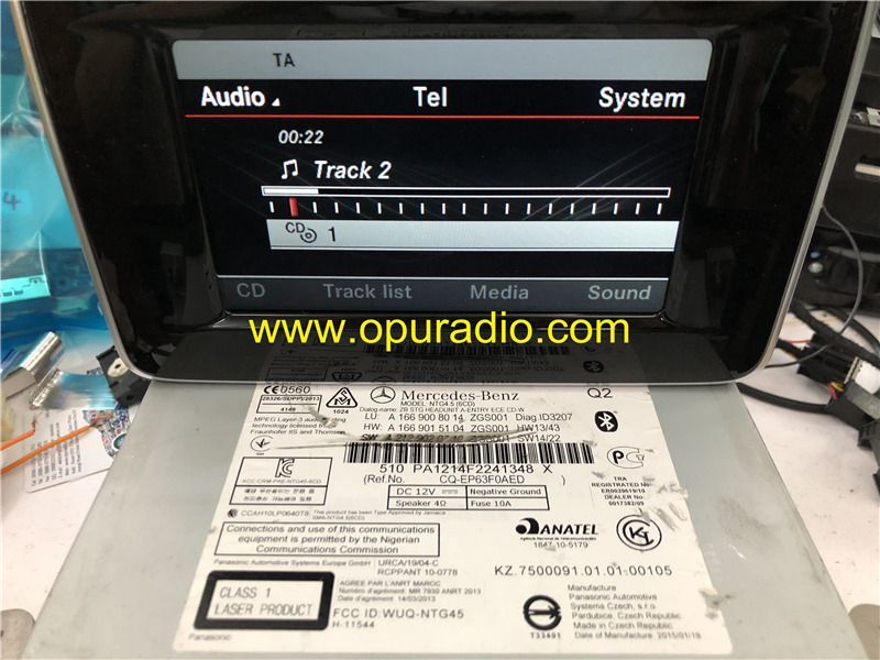 Wiring Tester With Emulator for Mercedes NTG4.5 NTG4.7 W166 W172 W246 W242 W156 W117