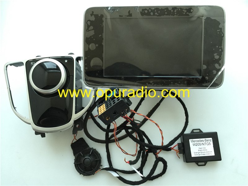 LCD Monitor center console controller wiring harness decoder for 2015-2017 Mercedes W205 C class C220 C300 C400 C450 C63 ENTRY CD 205 ECE USA power on