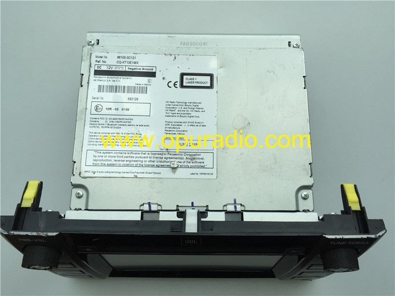 86100-0C121 HD Radio for 2015-2016 Toyota Tundra With JBL Sound System Navigation 57075 XM Bluetooth APPS MAP SD Card Panasonice Automotive