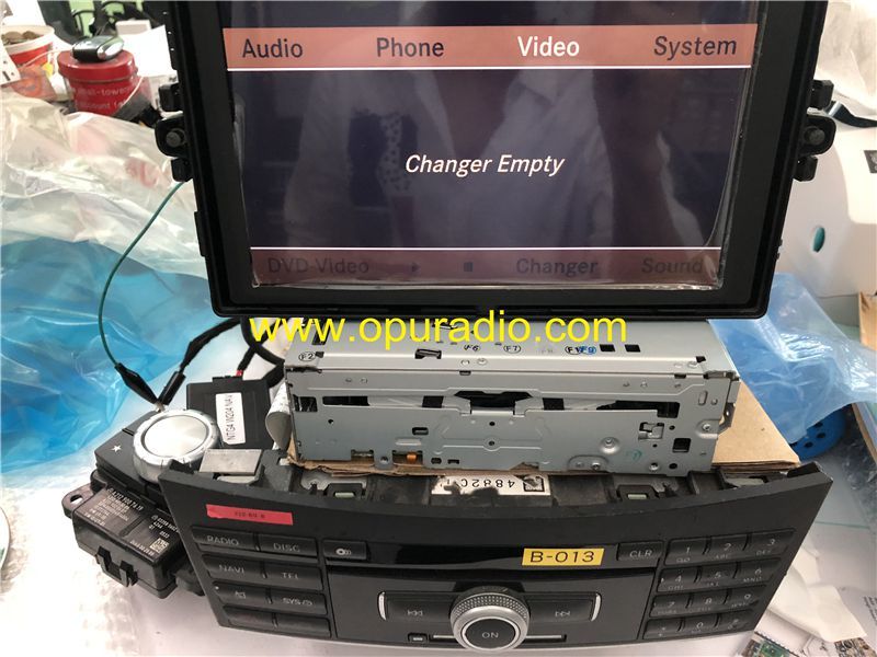 Wiring with Emulator LVDS Cable tester for 08-11 Mercedes Comand NTG4 APS W204 C-Class US Single Changer HIGH ECE W212 E-Class car navigation