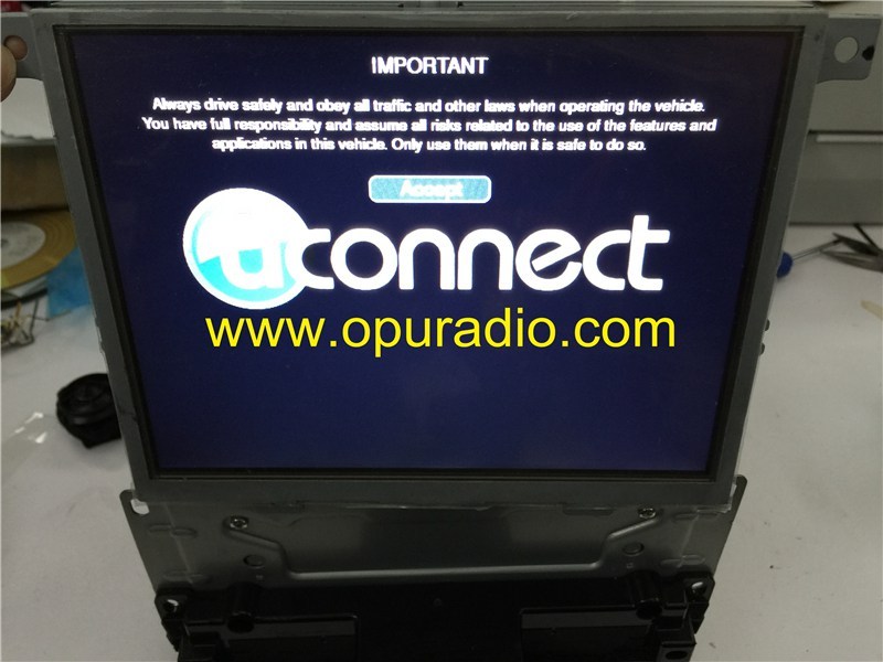 Tester wirings with Emulator for 13-17 Fiat Freemont car audio Media Chrysler Dodge CD player Journey RB5 Changer 8.4N Uconnect 13-16 Dart SiriusXM