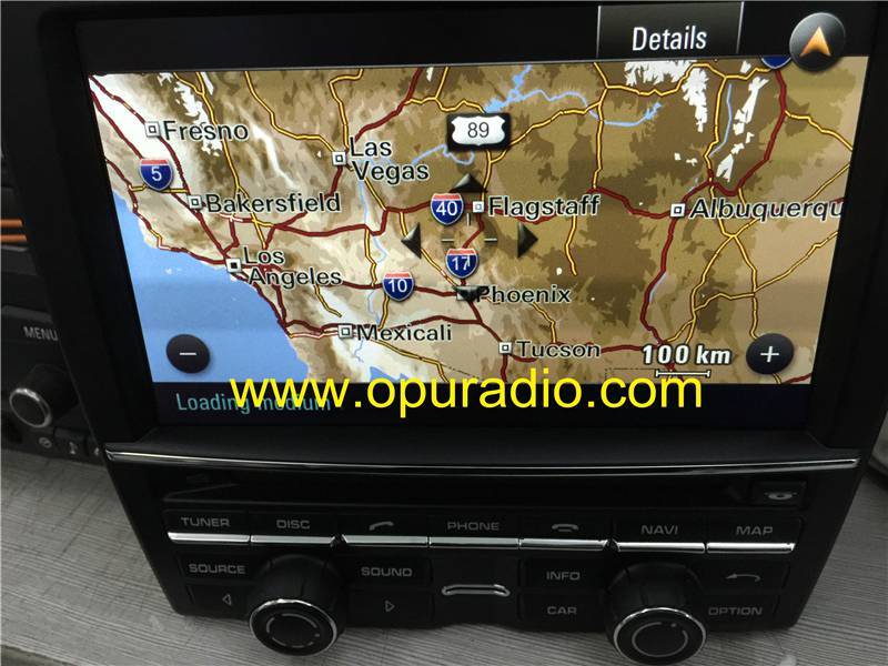 PCM3.1 Head Unit for PORSCHE Cayenne Navigation GPS XM Radio Satellite 6 CD DVD Changer AUX MAP MP3 Phone Bluetooth USA Canada Version MAP HDD 40GB