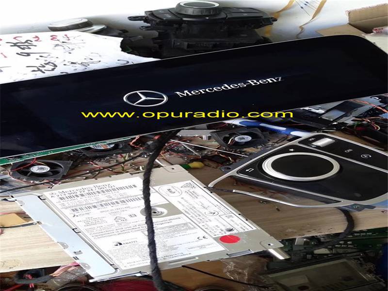 Tester wirings with Emulator for 2016 2017 Mercedes W213 RHD Navigation radio power on bench E300