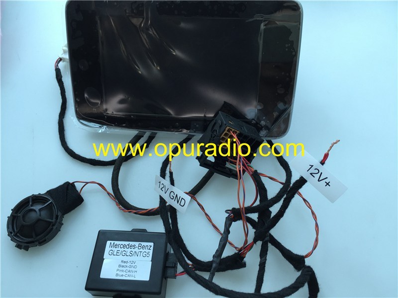Monitor center console harness cables+decoder for testing 2015-2017 Mercedes Benz NTG5.1 A B Class GLA250 CLA250 CLS400 NTG5.1S W166 X166 GLE350 GLE45