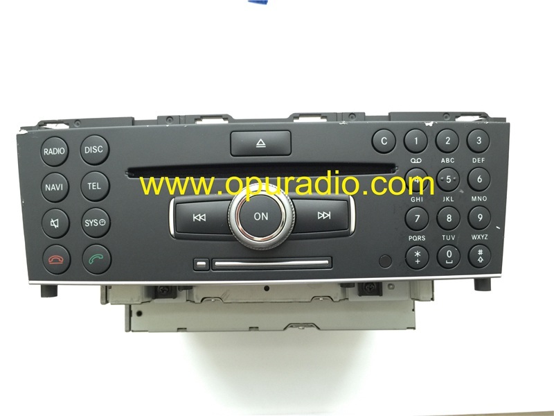 A2049008506 Head Unit High ECE Single DVD play CD radio HDD 3AD586K Mitsubishi for 2008-2011 Mercedes Benz W204 C220 C250 C300 C350 C63 X204 GLK250