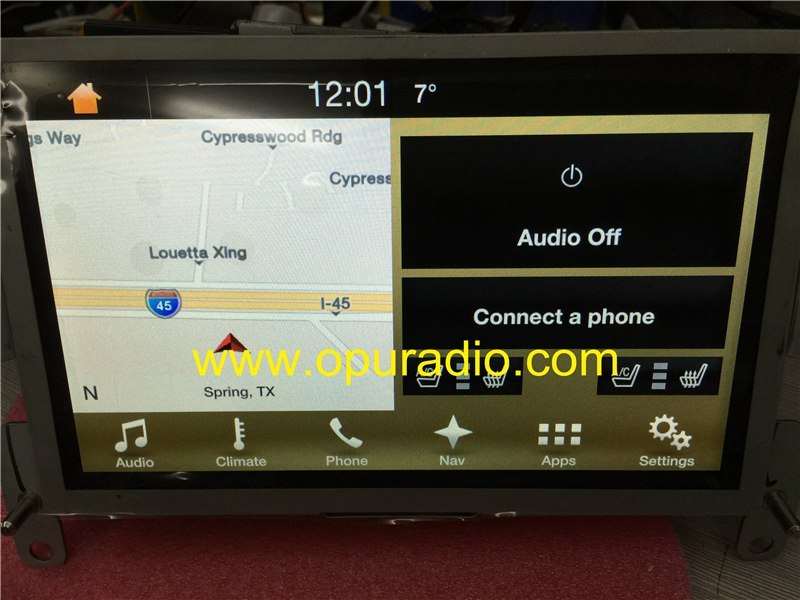 Wirings harness with Emulator OBD connector for power on bench Ford SYNC3 SYNC2 systems Lincoln Mustang Focus car navigation testing Display