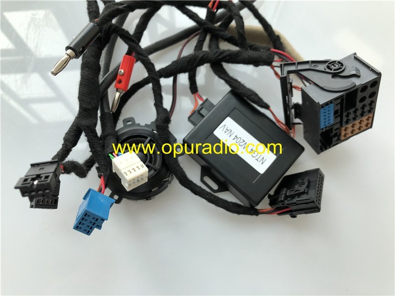 Wiring with Emulator LVDS Cable tester for 08-11 Mercedes Comand NTG4 APS W204 C-Class US Single Changer HIGH ECE W212 E-Class car navigation