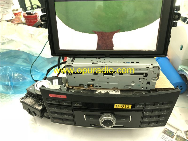 Wiring with Emulator LVDS Cable tester for 08-11 Mercedes Comand NTG4 APS W204 C-Class US Single Changer HIGH ECE W212 E-Class car navigation