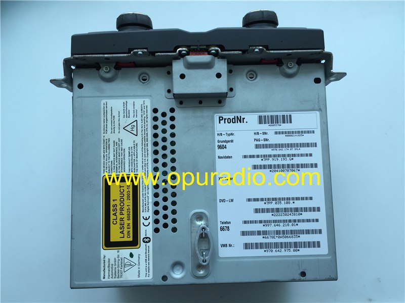 PCM3.1 Head Unit for PORSCHE Cayenne Navigation GPS XM Radio Satellite 6 CD DVD Changer AUX MAP MP3 Phone Bluetooth USA Canada Version MAP HDD 40GB