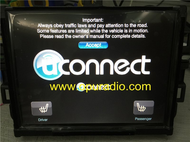 Uconnector 8.4 SRT touch screen VP4 NA CMC N4 RA4 for Jeep Grand Cherokee Naigation Radio Audio Media Phone XM AUX USB Version 13.19.0