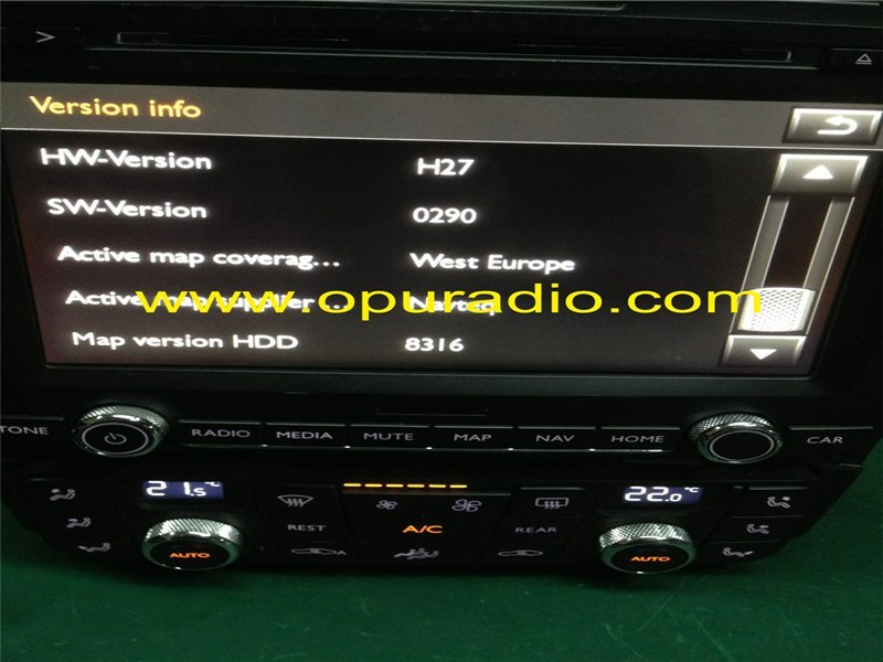 3W0035017 Head Unit for 2014-2016 Bentley NEW CONTINENTAL Supersports GT FLYING SPUR W12 V8 Car Navigation Audio Map Radio Media NAV West Europe naim