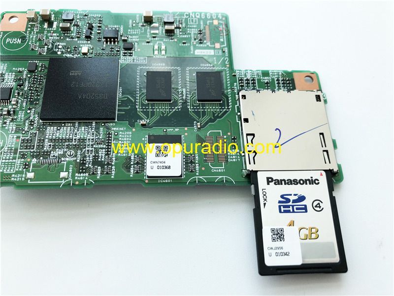 Data Board CNQ6604 With SD Card for Toyota Camry Prado Land Crusier Pioneer Car radio Audio 86140-60130 60C70