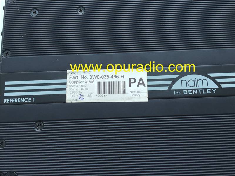 3W0-035-466 High Audio Amplifier naim for BENTLEY Continental GT Flying Spur 4W0-035-466