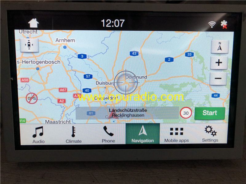 SYNC 3 APIM Module 1U5T-14G371-HDA FoMoCo for 17-19 Ford Focus KUGA S-MAX MONDEO car Navigation Maps F7 Europe Lincoln Mustang
