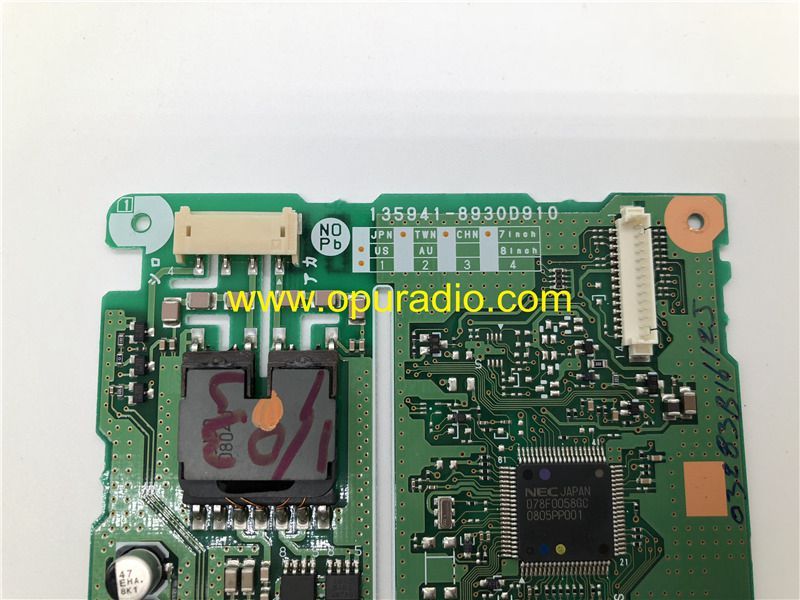 135941-8930D910 PC board for 2007-2009 Toyota Camry Sequoia Tundra car navigation radio