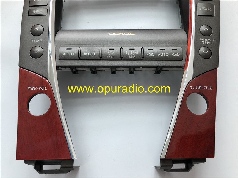 faceplate Panel for 2007-2009 Lexus ES350 Navigation MAP Radio Phone Bluetooth CD player MAP