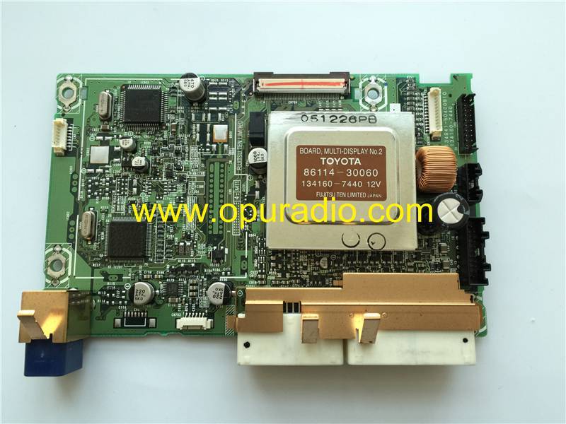 MotherBoard TOYOTA 86114-30060 Fujitsu Ten for 2006 2007 Lexus GS300 GS350 GS430 Multi-Display car Navigation MAP Land Crusier