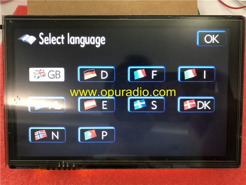 Nav Board Electronics PCB 462651-0012 Display Monitor DENSO ECE Europe for Lexus 2007-2009 IS250 IS350 IS220D IS-F ES350 ES300 GS350 GS450H