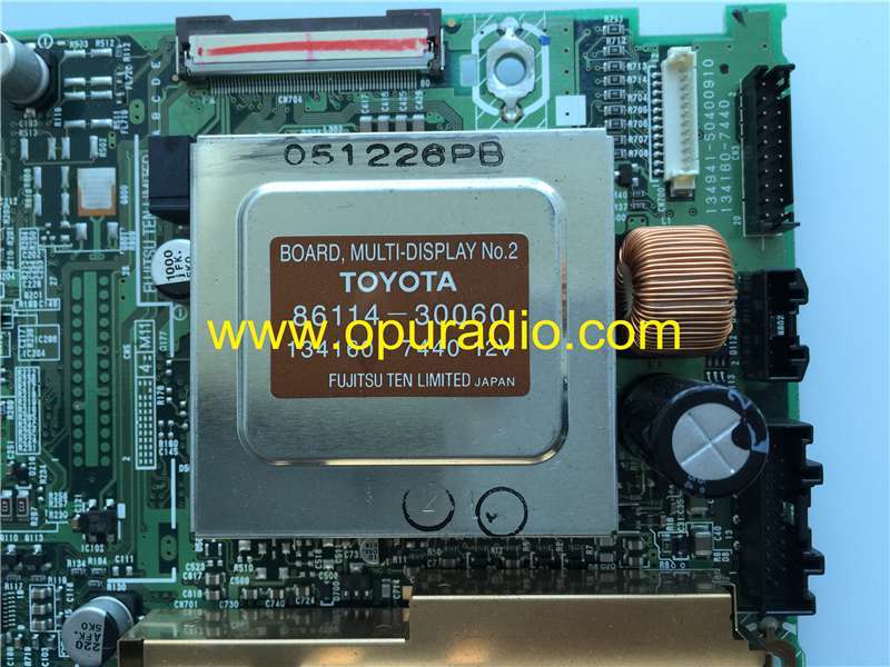 MotherBoard TOYOTA 86114-30060 Fujitsu Ten for 2006 2007 Lexus GS300 GS350 GS430 Multi-Display car Navigation MAP Land Crusier